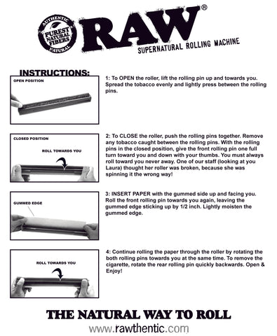 מכונת גלגול RAW 12″ Supernatural roller