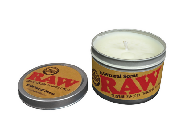 רואו נר טרפינים | RAW Terpene Candle