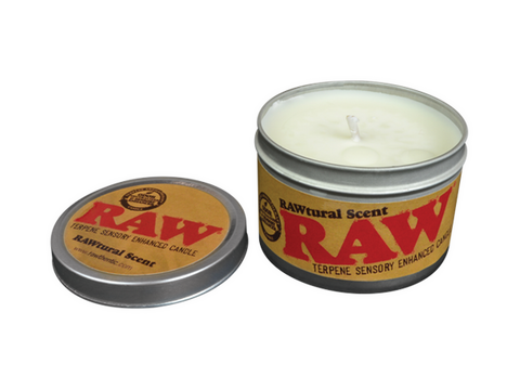 רואו נר טרפינים | RAW Terpene Candle